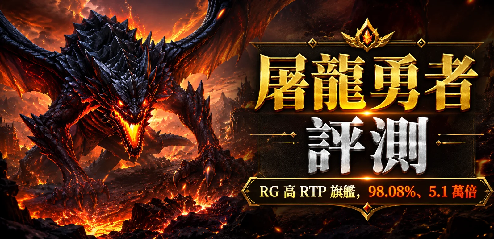 屠龍勇者評測：RG 高 RTP 旗艦，98.08%、5.1 萬倍