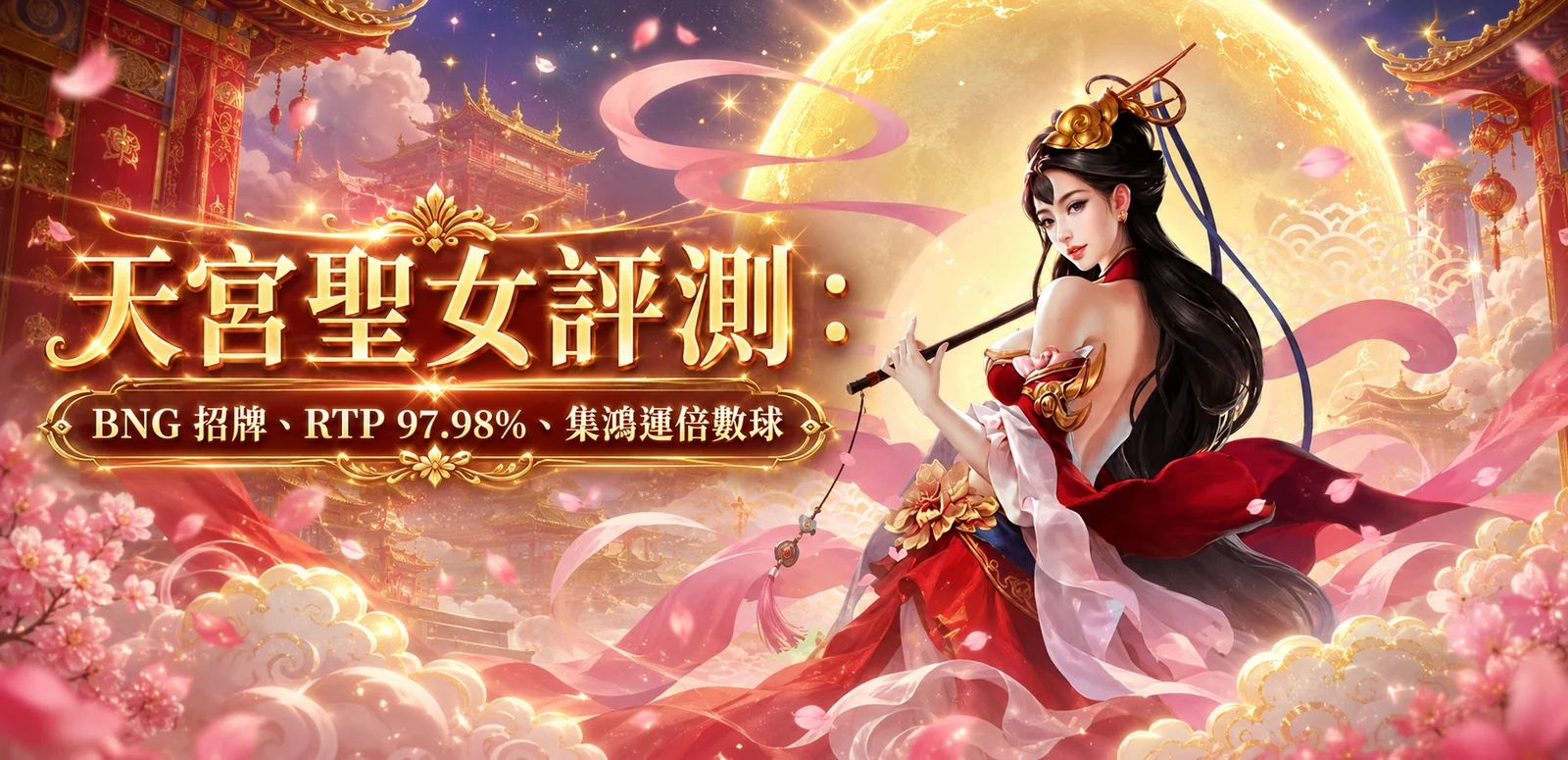 天宮聖女評測：BNG 招牌，RTP 97.98%、集鴻運倍數球